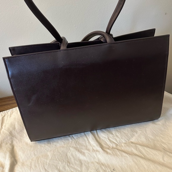 MEDIUM CAROLYN TOTE BAG IN BROWN - Picture 8 of 8